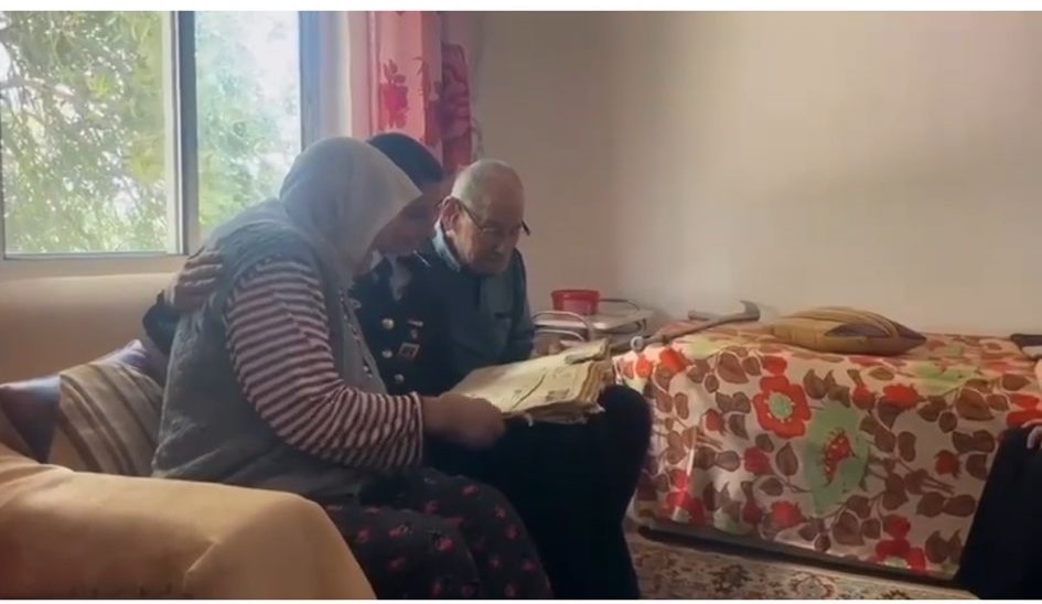 75 Yıldır Aynı Yastığa Baş Koyan Selçuk Çifti Ziyaret Edildi