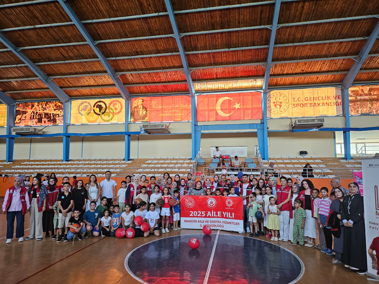 Mardin’de “Ailece Ritim Ailece Spor” Temalı Spor Etkinliği Düzenlendi