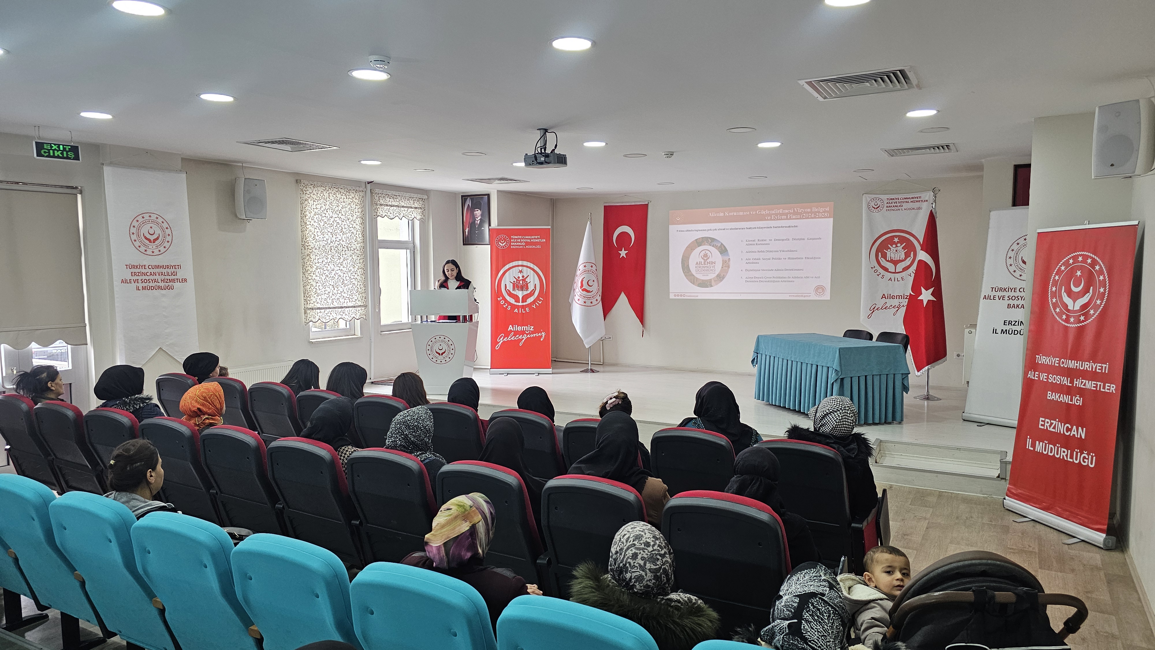 Erzincan’da Aile Yılı Faaliyetleri Kapsamında Tanıtım Programı Düzenlendi